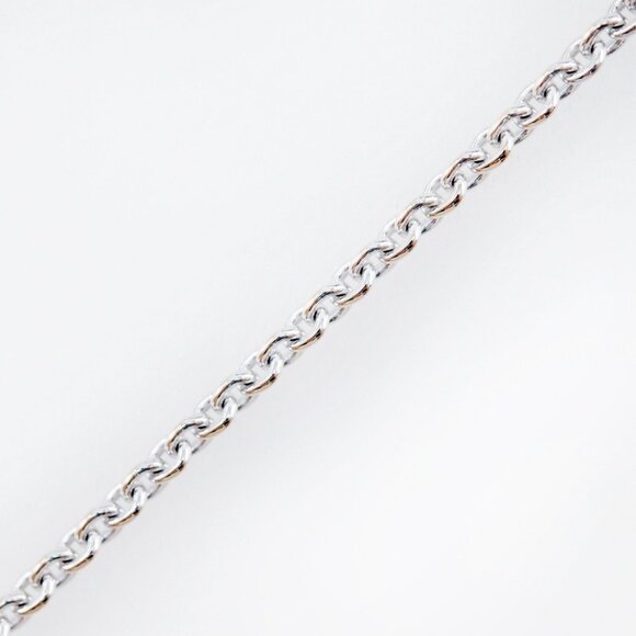 TIFFANY&Co. Atlas open bar Necklace K18 white gold/diamond 6.6g Women - Picture 4 of 8